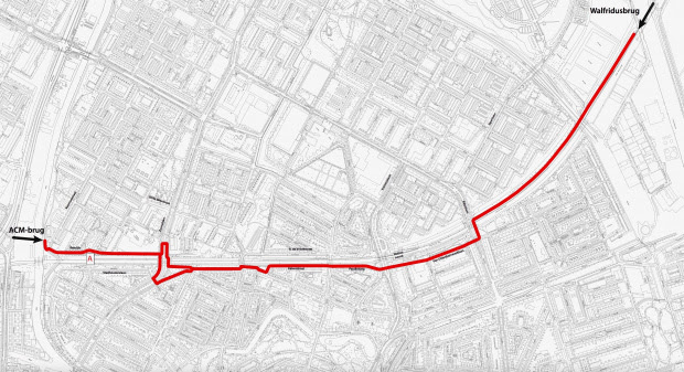 Voorkeurstracé voor nieuw fietspad langs treinspoor Groningen – Sauwerd vastgesteld