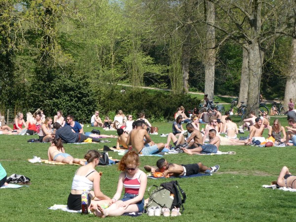 Noorderplantsoen bij mooi weer steeds drukker