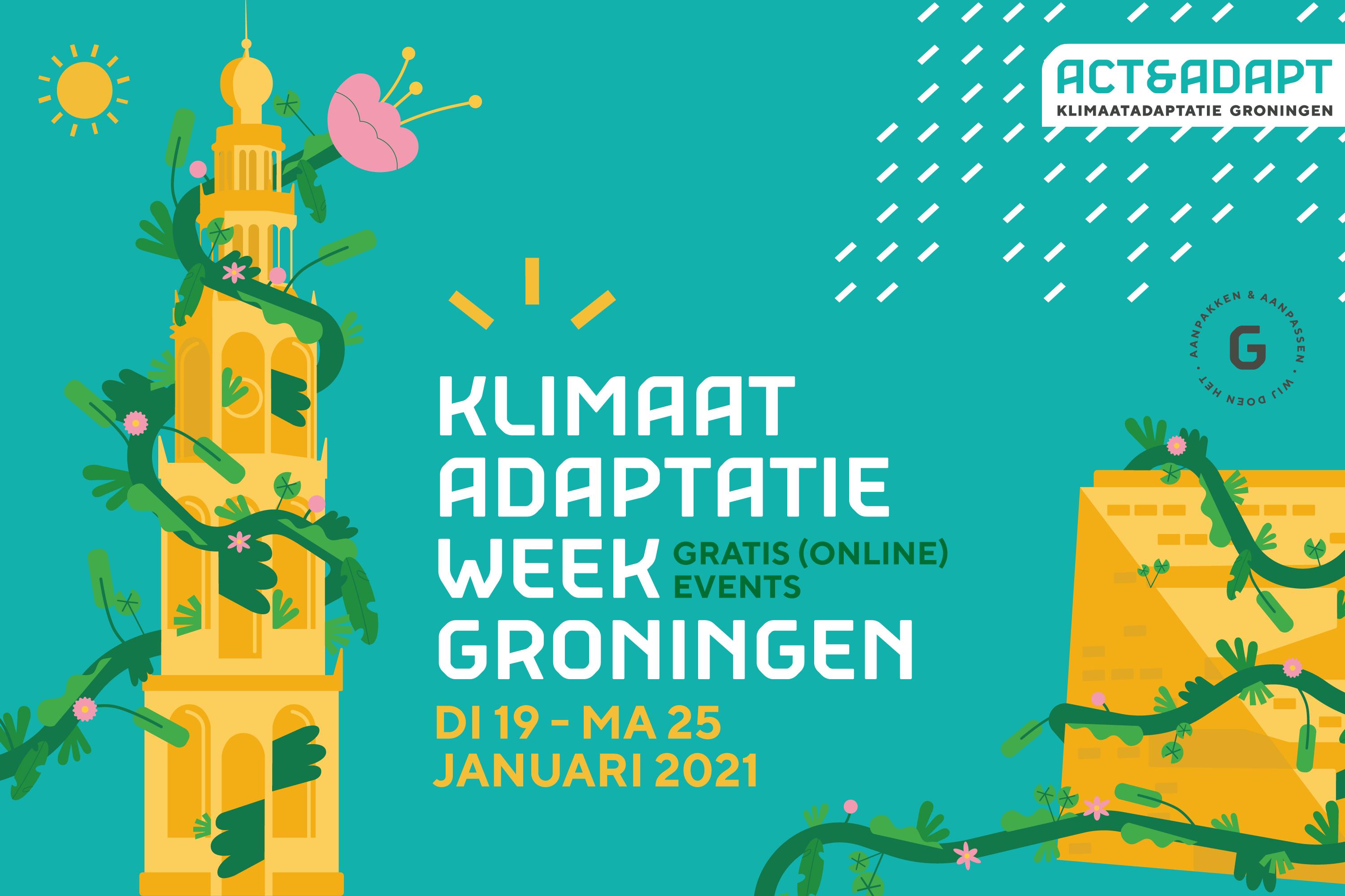 Groningen zet klimaatadaptatie wereldwijd op de kaart met een gratis online festival