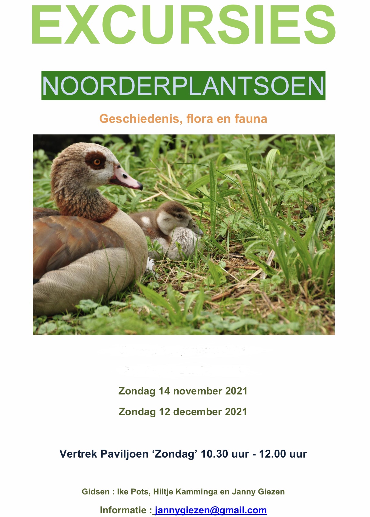 excursies noorderplantsoen