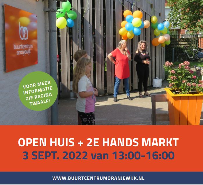 Open huis en 2e hands markt / Buurtcentrum Oranjewijk