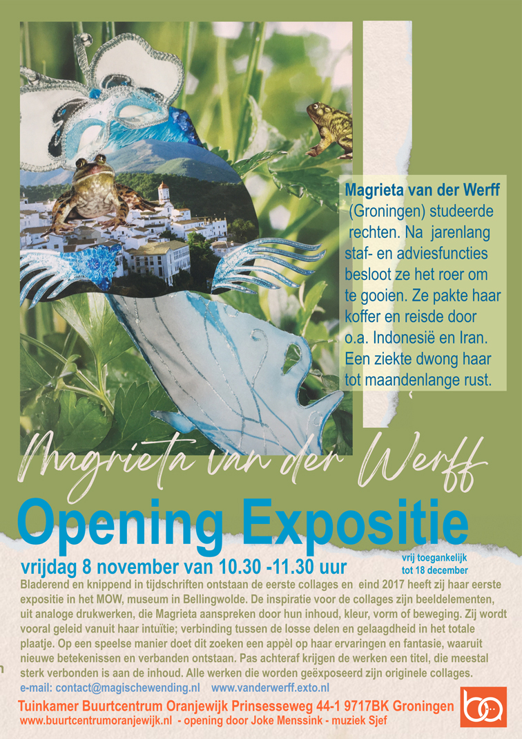 Nieuwe expositie Magrieta van der Werff